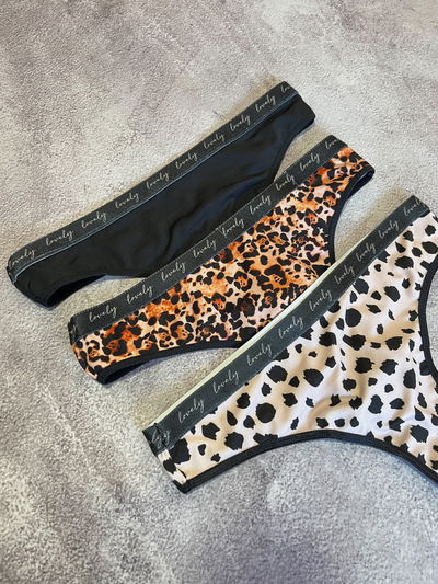 Less de microfibra estampadas completas x2