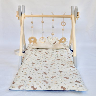 Gimnasio Nordico + Play Mat Camita/Bolso Estampado