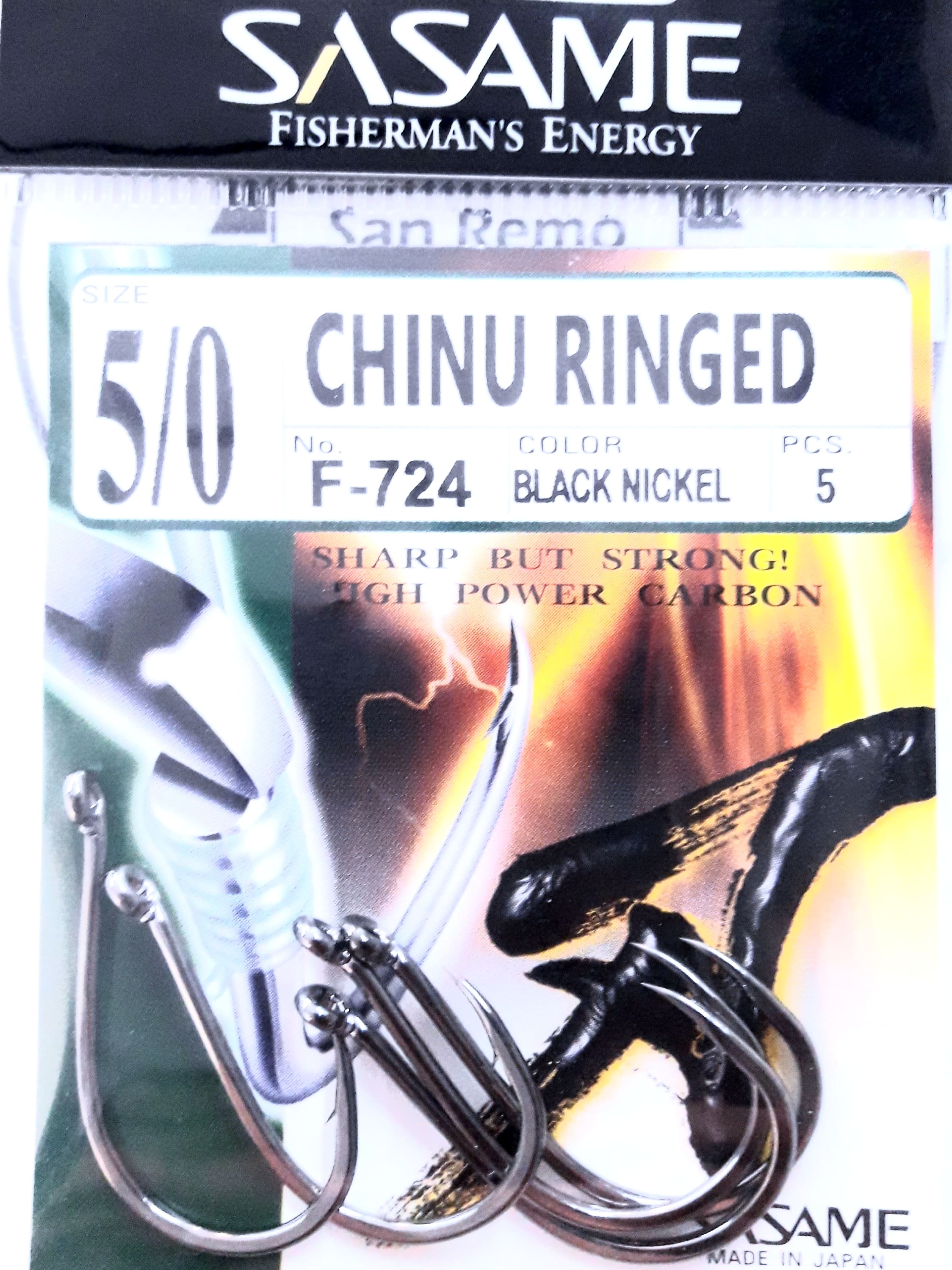 Anzuelo Sasame - Chinu ringed F-724