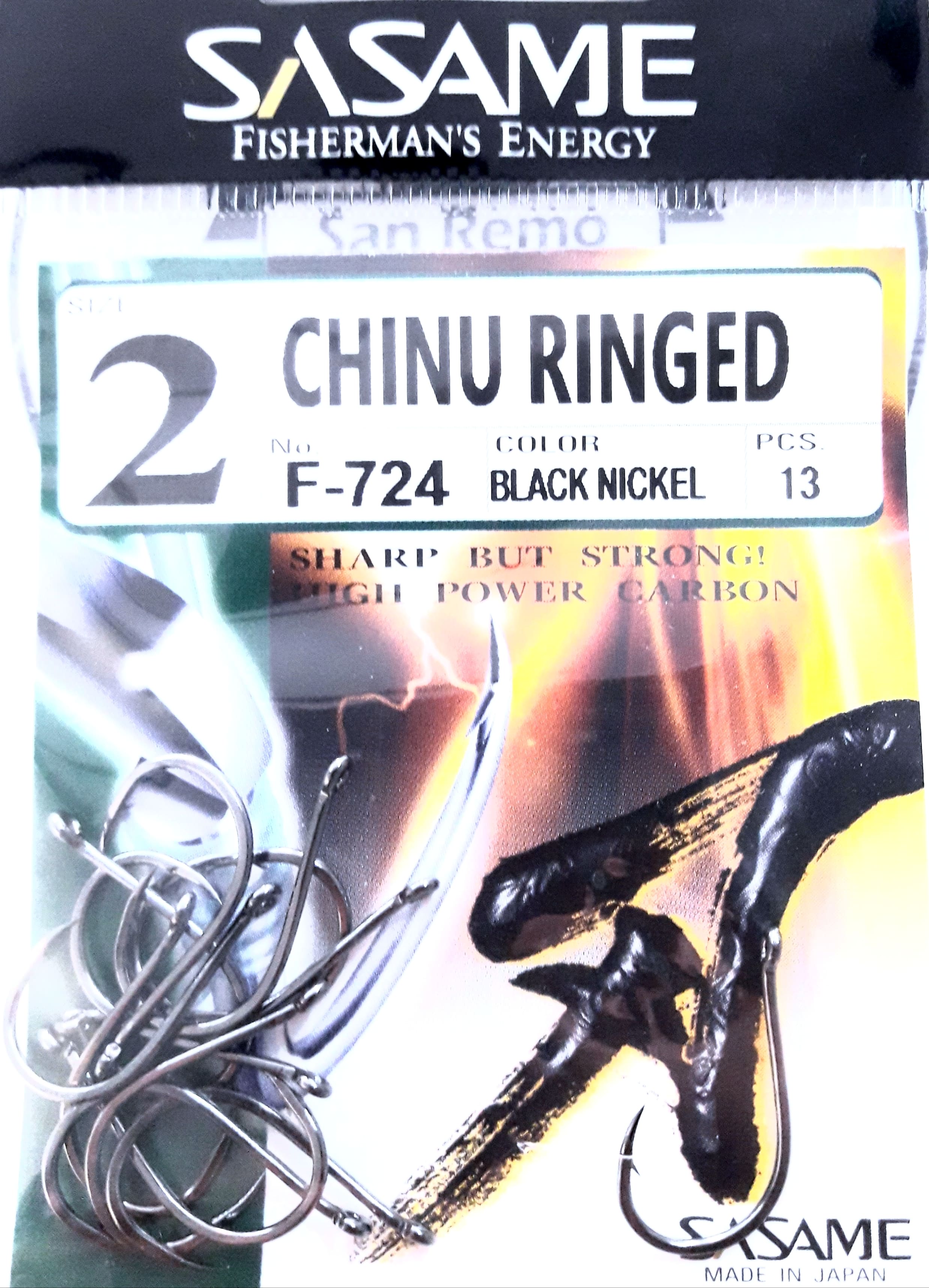 Anzuelo Sasame - Chinu ringed F-724