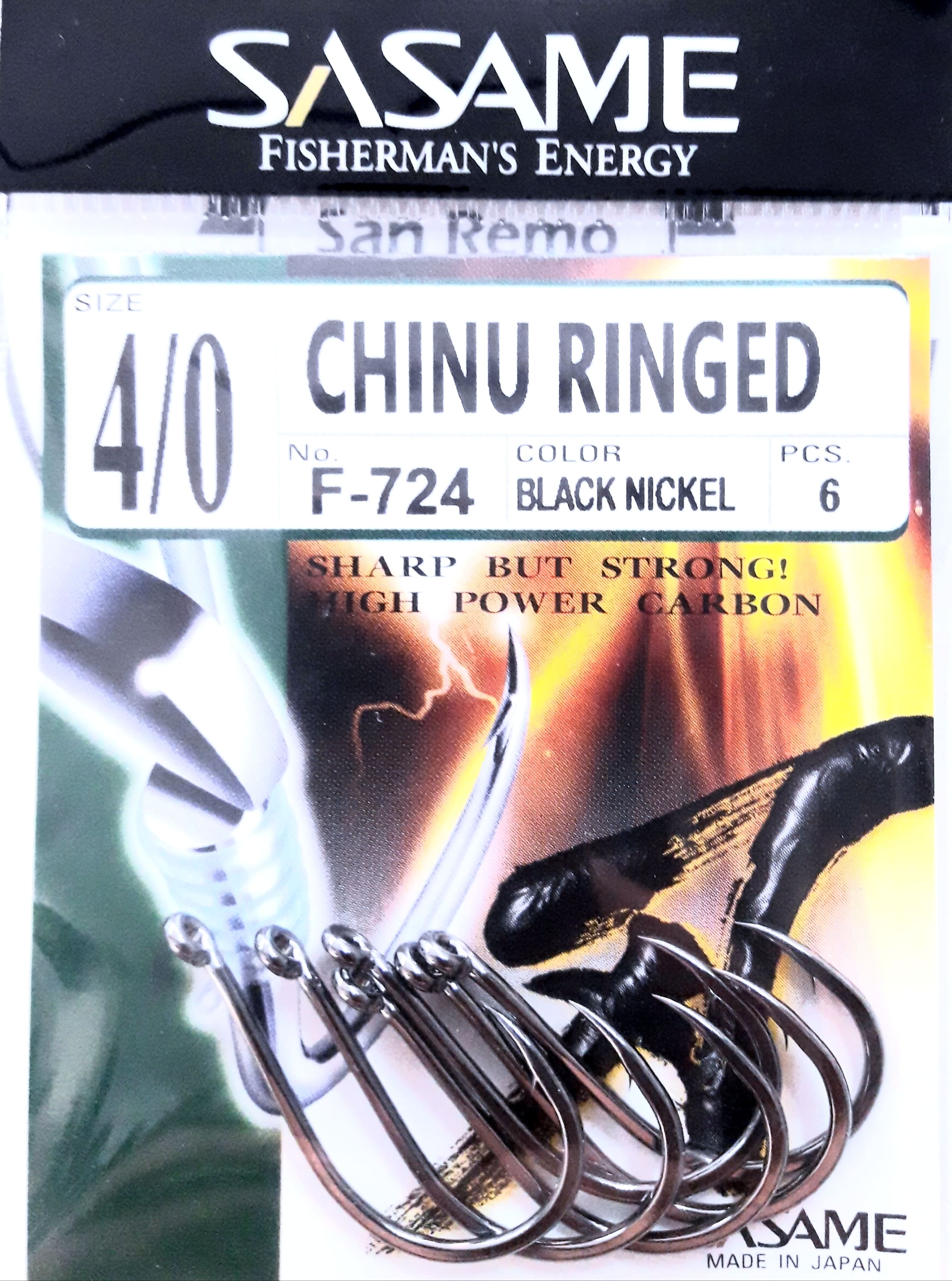 Anzuelo Sasame - Chinu ringed F-724