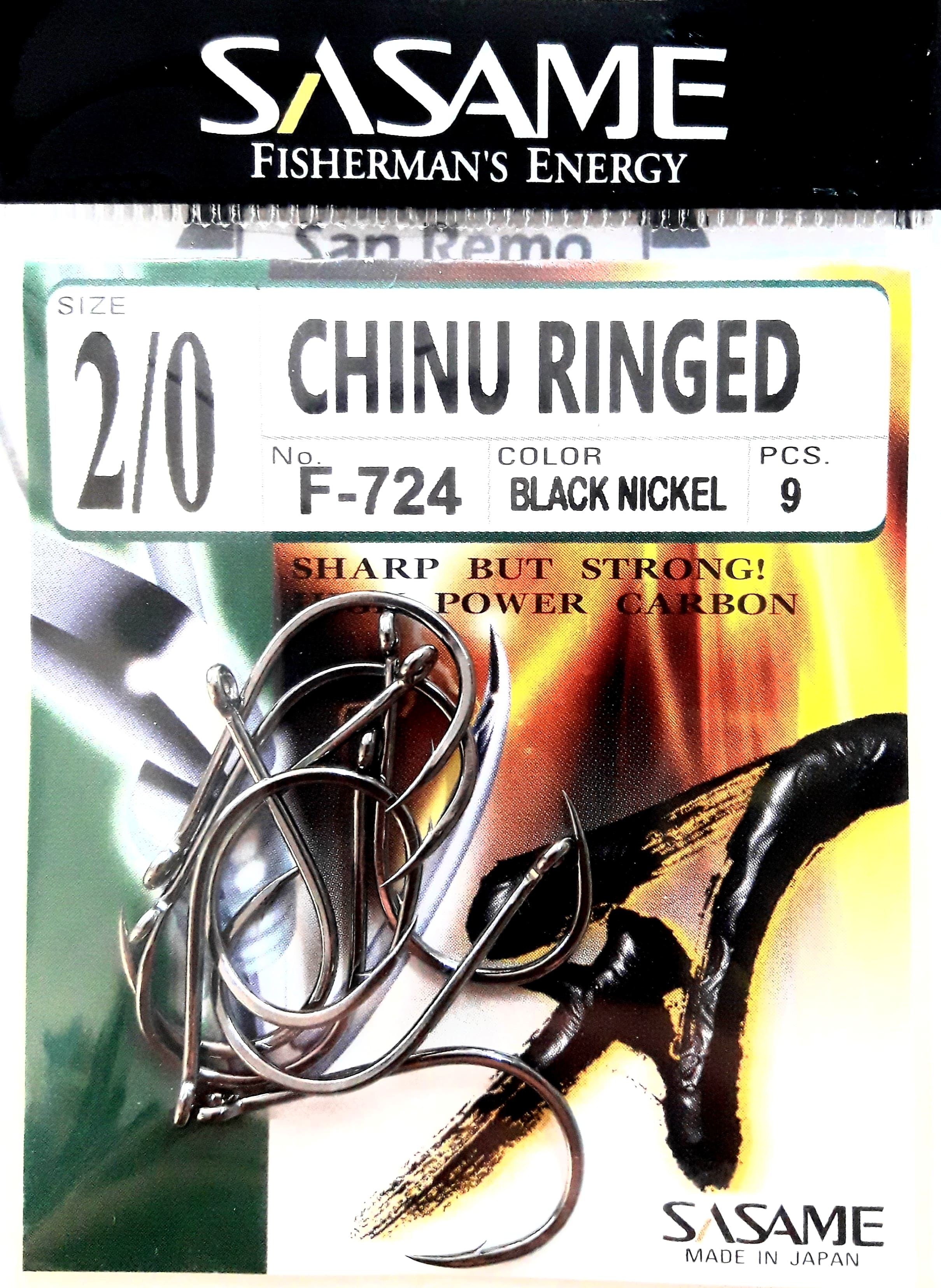 Anzuelo Sasame - Chinu ringed F-724