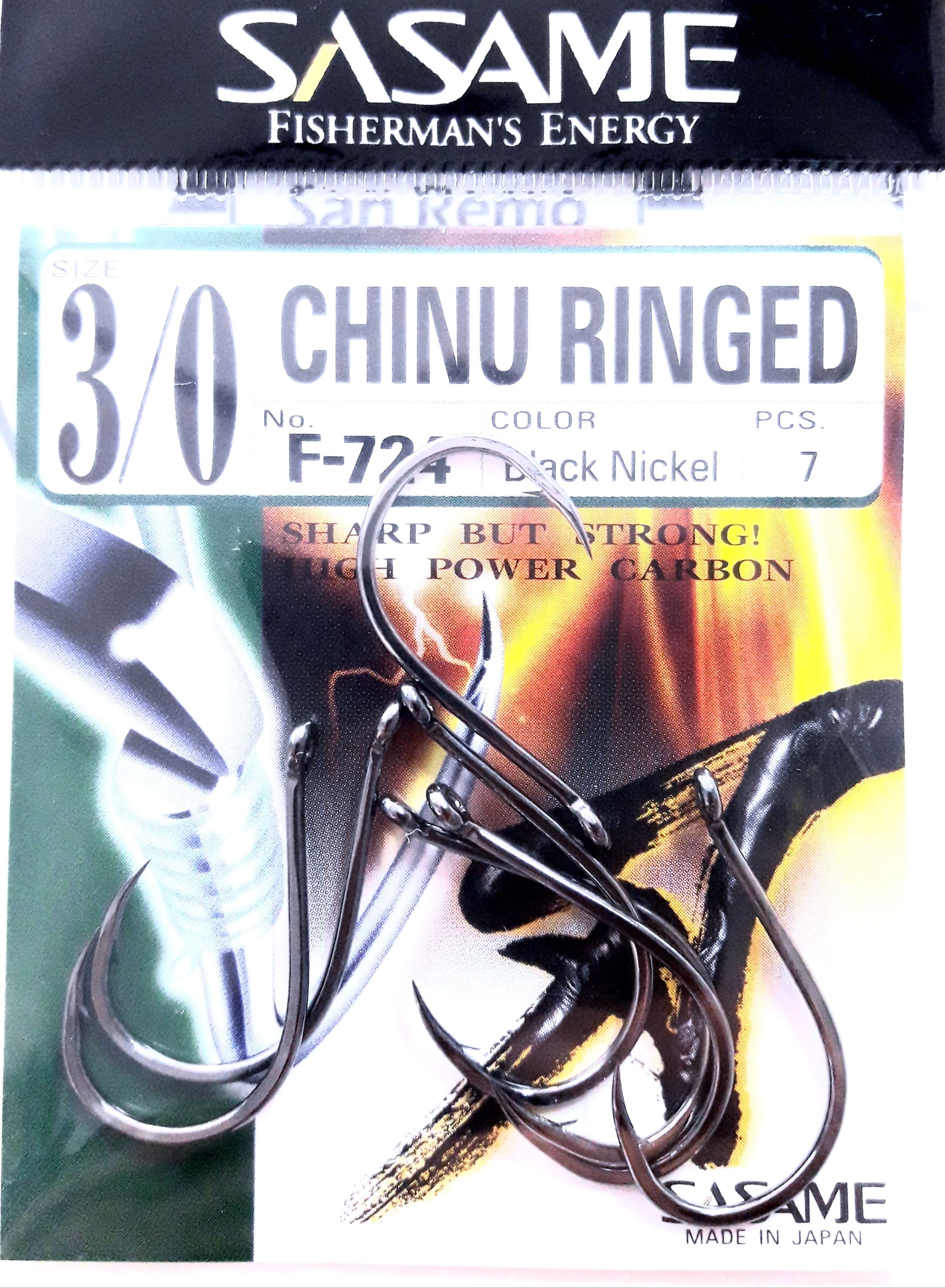 Anzuelo Sasame - Chinu ringed F-724