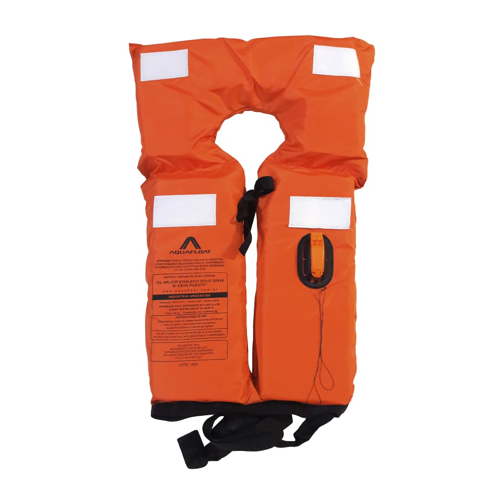 Chaleco salvavidas Aquafloat - Poncho PNA con Cinta y Silbato