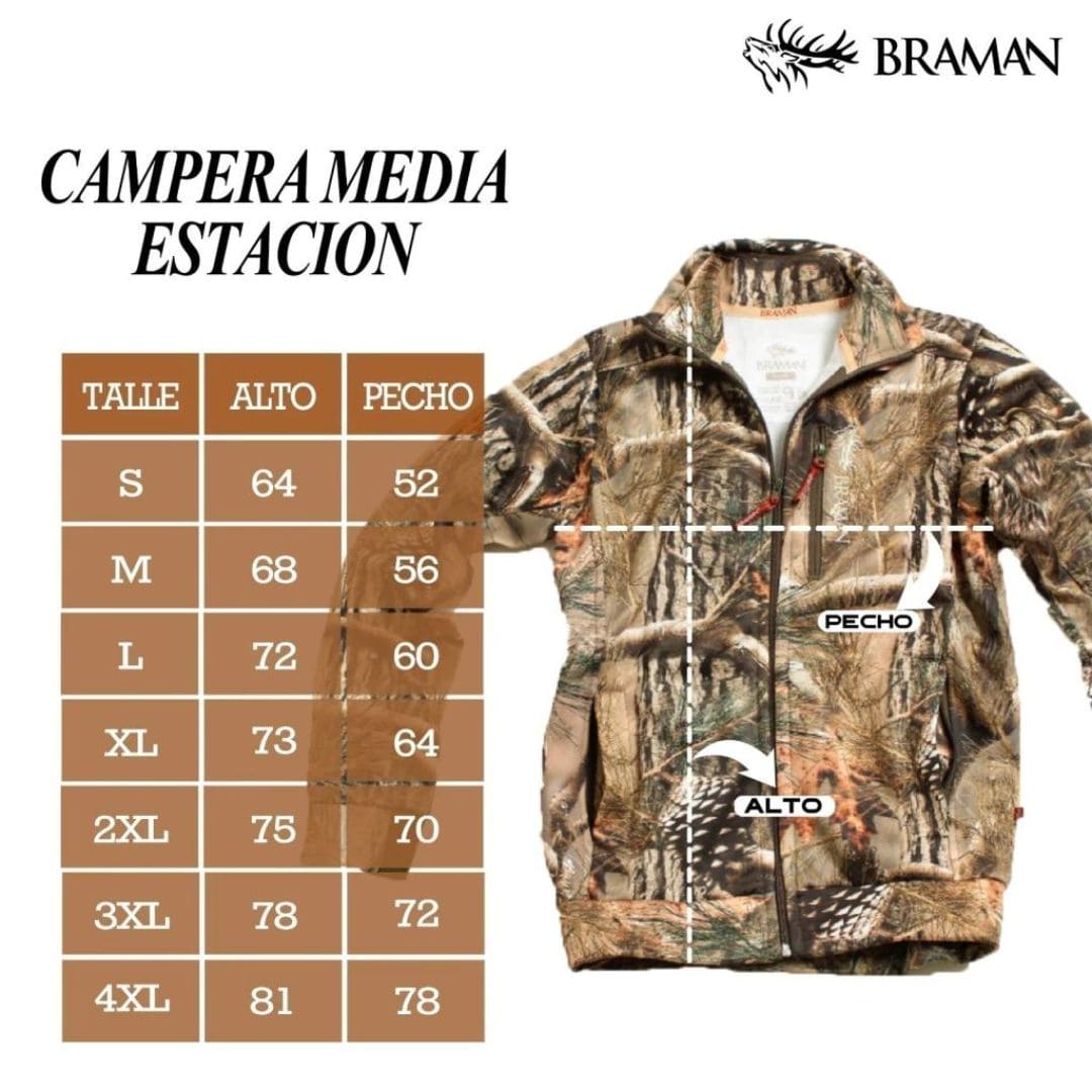 Campera Braman - Media estación