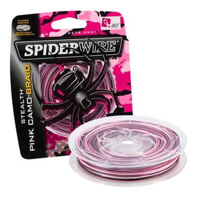 Multifilamento SpiderWire - Pink Camu 125 Yds.