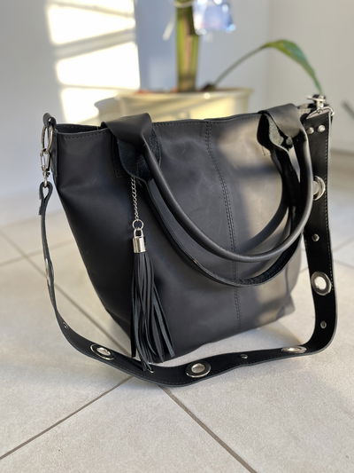 Cartera Olivia - Negro