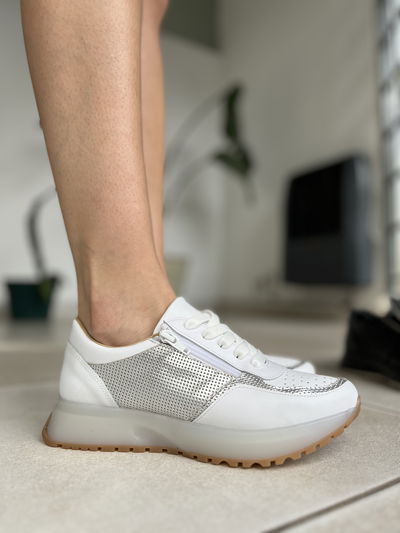 Maca - Blanco / Plata