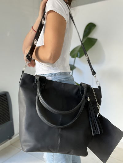 Cartera Olivia - Negro