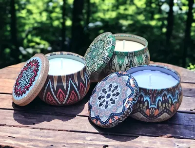 VELA LATA MANDALA AROMATICA 6,5 CM