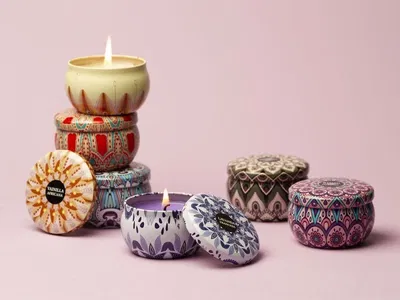 VELA LATA MANDALA AROMATICA 5,5 CM 