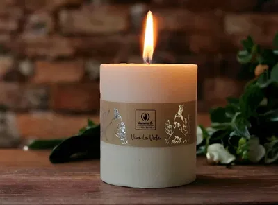 V. Deco Cera Vegetal C/cel 8.5x6.8