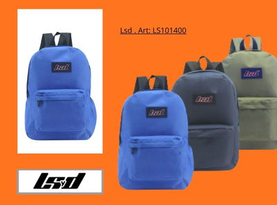 Mochila Lsd lisa medida 41cm x 32cm x 13.5 cm