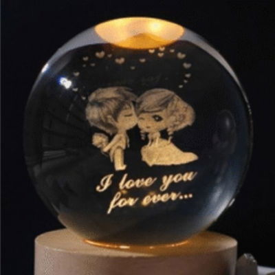 ESFERA 3D "AMOR X SIEMPRE"