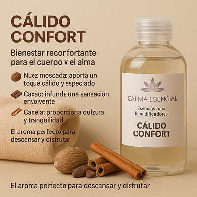 ESENCIAS PARA HUMIDIFICADORES 250 ML CALIDO CONFORT