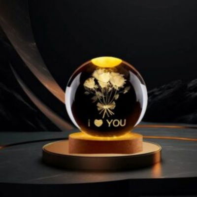 ESFERA 3D "I ❤ you"