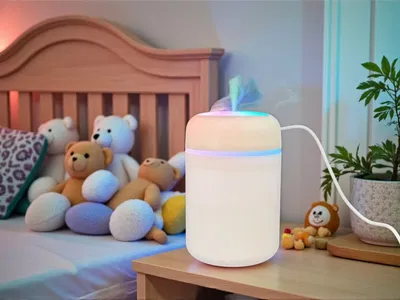 Humidificador Led Multicolor CON FILTRO.300 ml 11,9 BLANCO