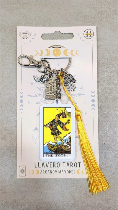 LLAVERO CARTA TAROT EL LOCO
