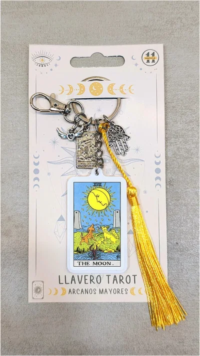 LLAVERO CARTA TAROT LA LUNA
