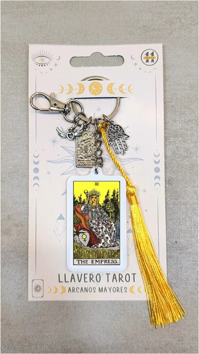 LLAVERO CARTA TAROT LA EMPERATRIZ