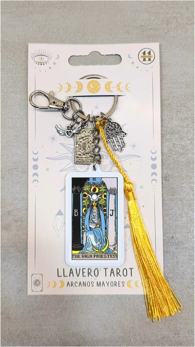 LLAVERO CARTA TAROT LA SACERDOTIZA