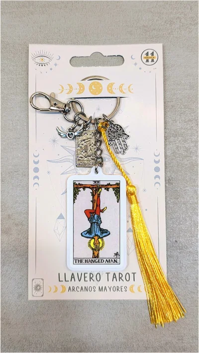 LLAVERO CARTA TAROT EL COLGADO