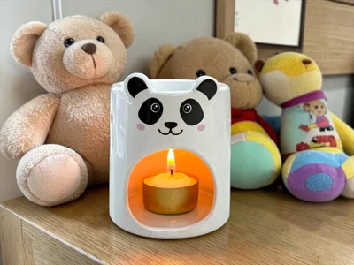 HORNITO A VELA OSITO PANDA 9,4 CM