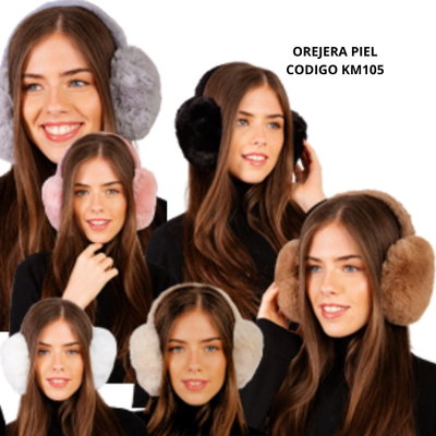 VINCHA PIEL CUBRE OREJAS cod km105