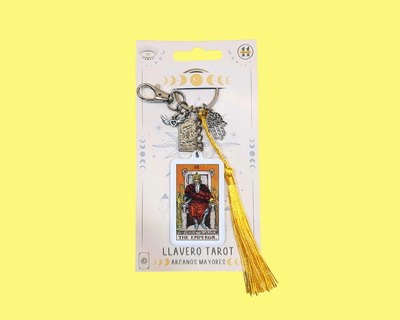 LLavero Carta Tarot - El Emperador