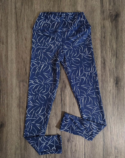 Calza sublimada azul