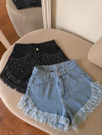 Shorts con brillo