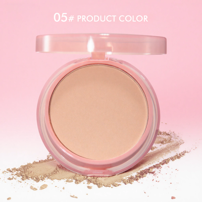 Polvo Compacto con espejo y esponjita Tono 5 - Tei Cosmética