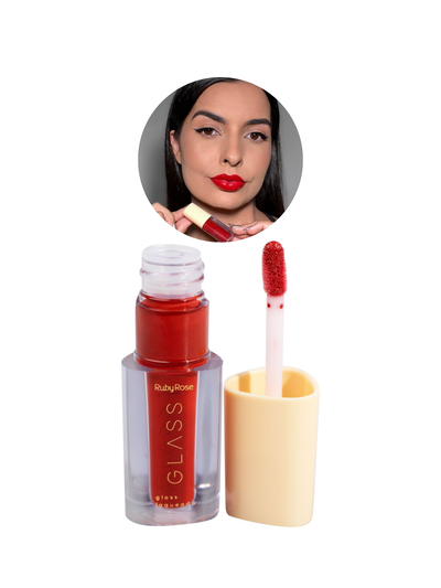 Gloss Efecto Mojado Tono BG04- Glass / Ruby Rose