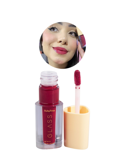 Gloss Efecto Mojado Tono BG05- Glass / Ruby Rose