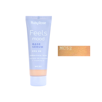 Base Cobertura Leve Semi-Mate Tono MC52 - Feels Mood / Ruby Rose