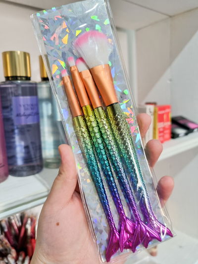Pack de 4 Brochas Cola de Sirena - City Girl