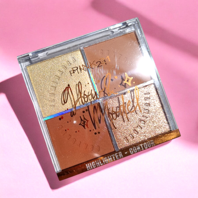 Paleta de Contorno + Iluminador Tono 3 - Glow Model / Pink 21