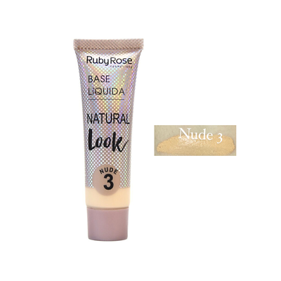 Base Líquida Natural Look Nude 3 - Ruby Rose