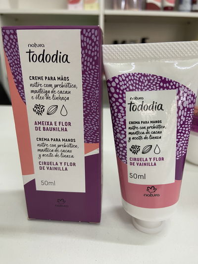 Crema para manos tododia ciruela y flor de vainilla 50ml 