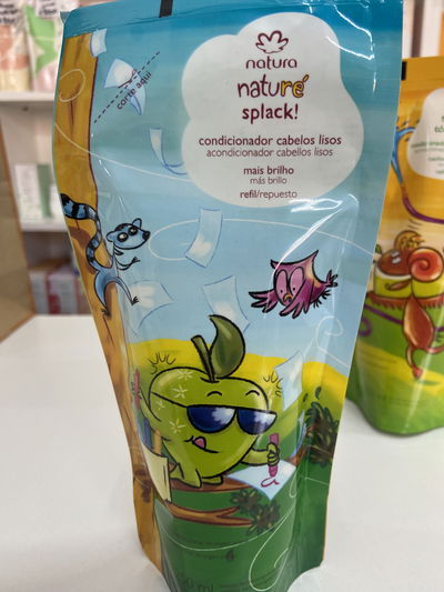 Repuesto acondicionador para niños cabello liso