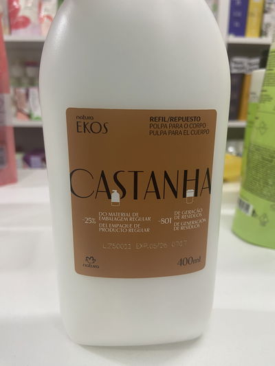 Repuesto pulpa corporal ekos castaña