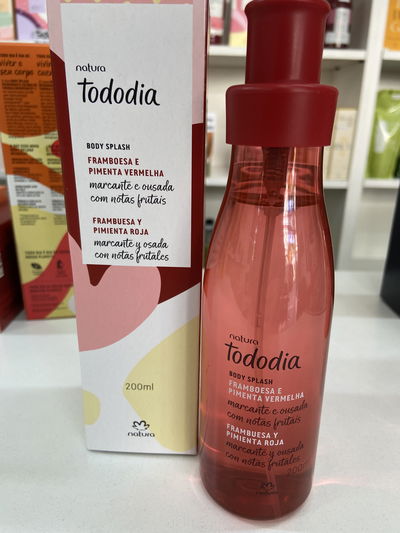 Body splash tododia Frambuesa y pimienta roja 200ml