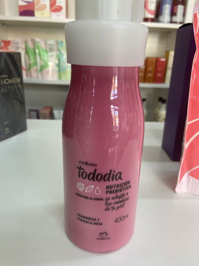 Crema corporal tododia frambuesa y pimienta rosa 400ml