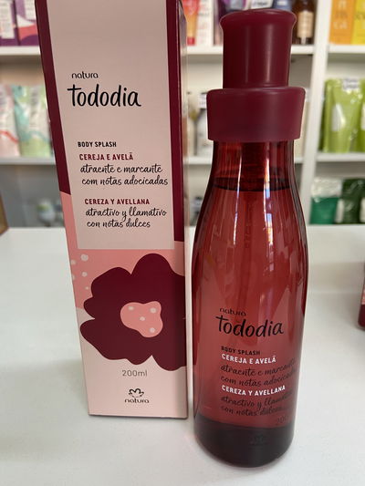 Body splash tododia cereza y avellana 200ml