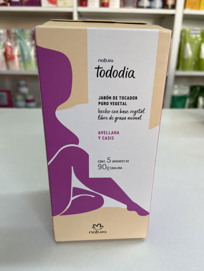 Jabones tododia avellana y casis 