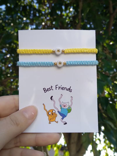 Pulseras Para Compartir FINN y JAKE