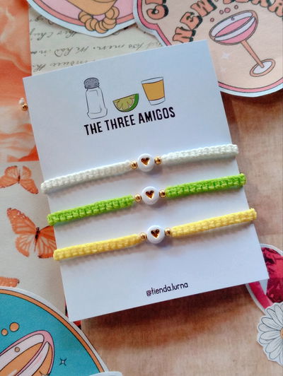 Pulseras THE THREE AMIGOS