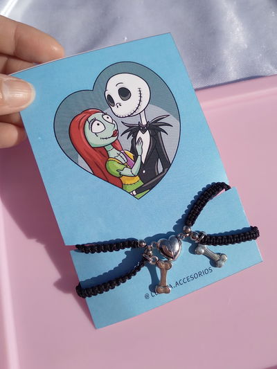 Pulseras Jack y Sally