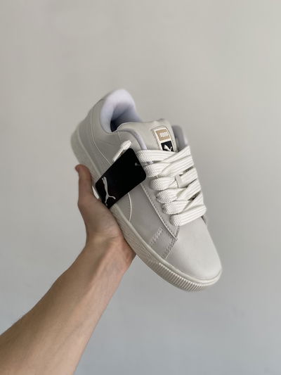 Puma suede xl triple white