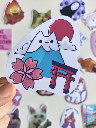 Sticker Fuji Cat